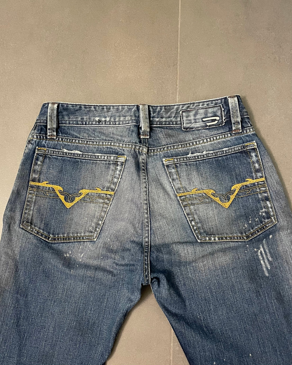Diesel Backprint Jeans - Size W30 L34
