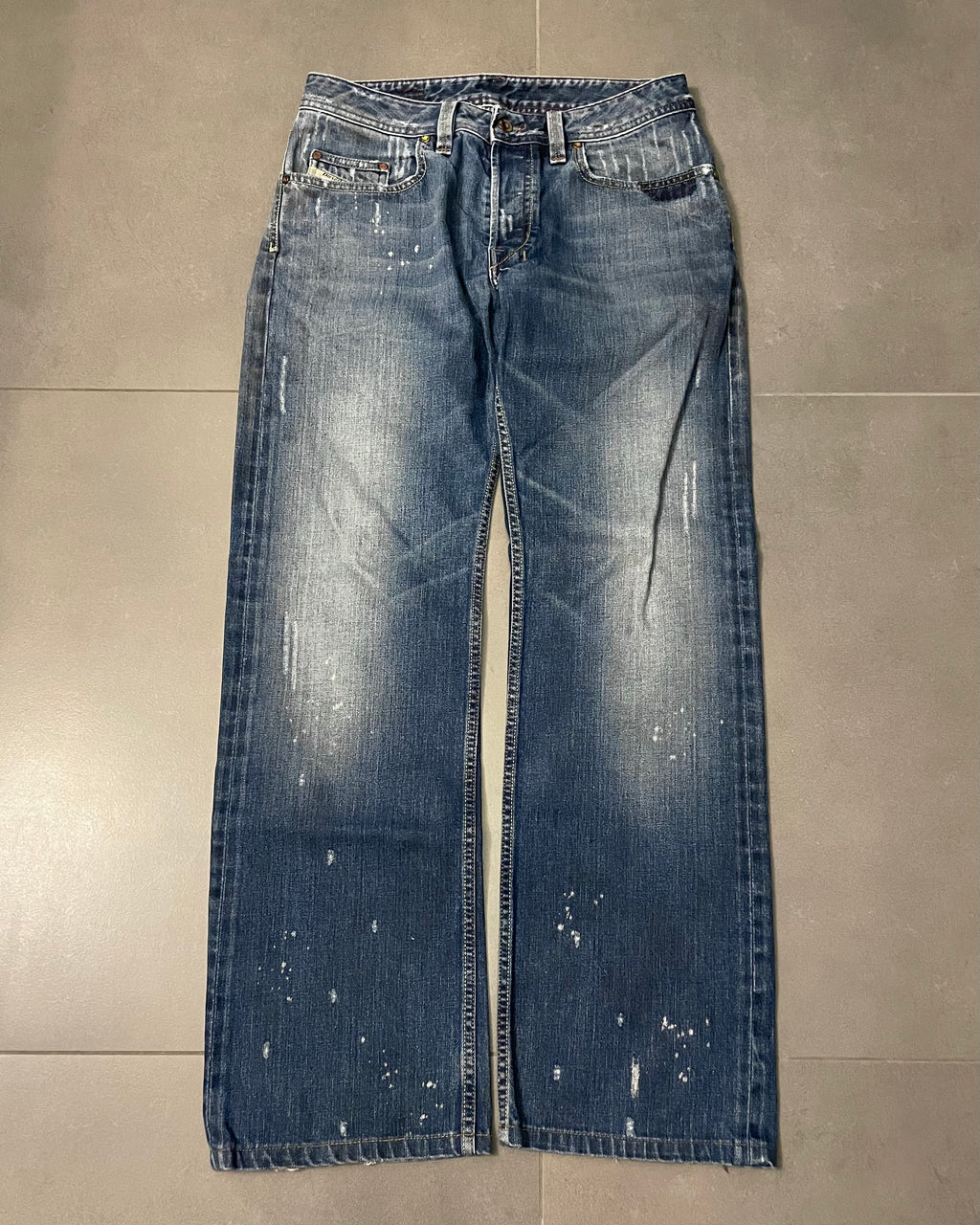 Diesel Backprint Jeans - Size W30 L34