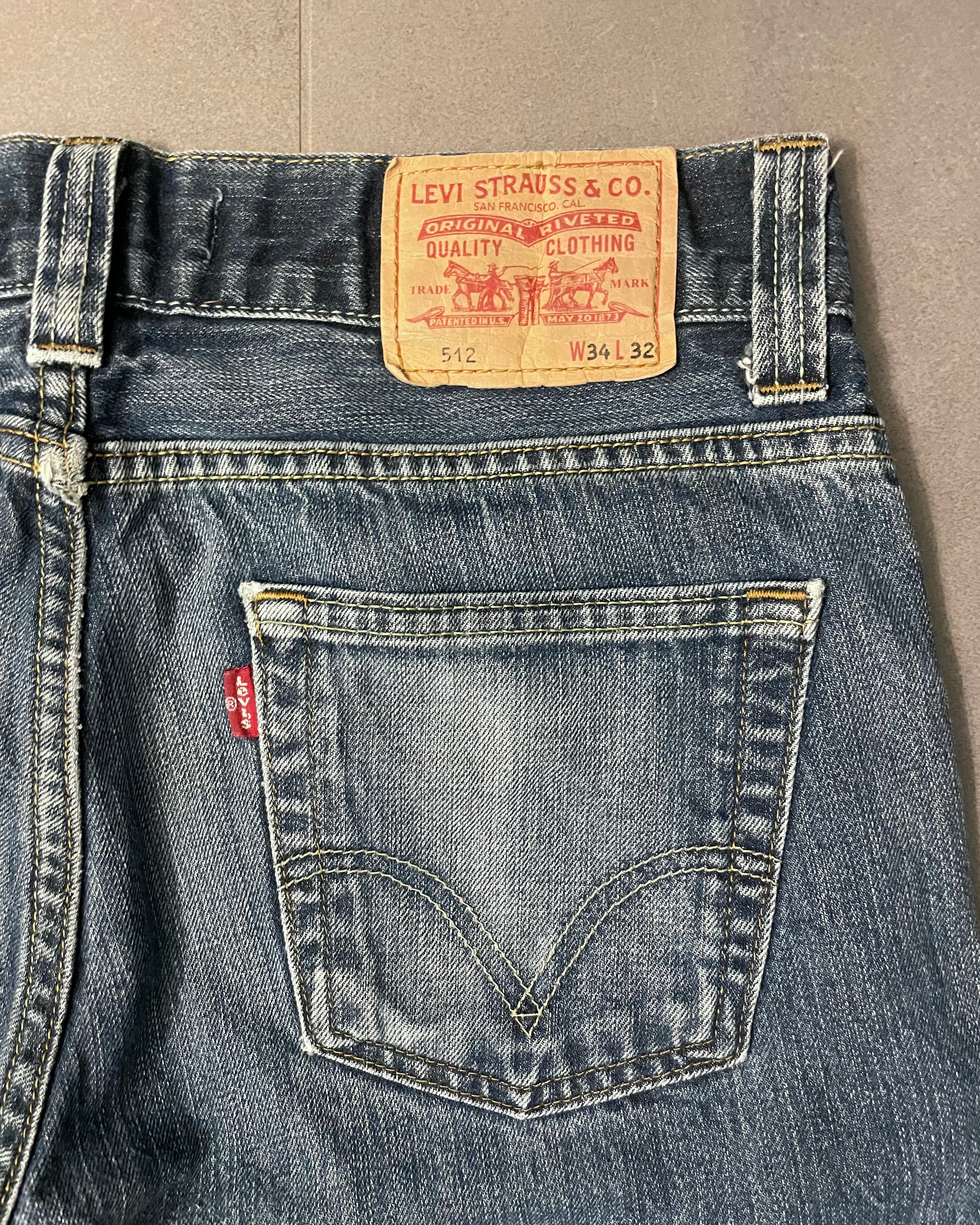 Levi's 512 Bootcut Jeans - Size W34 L32