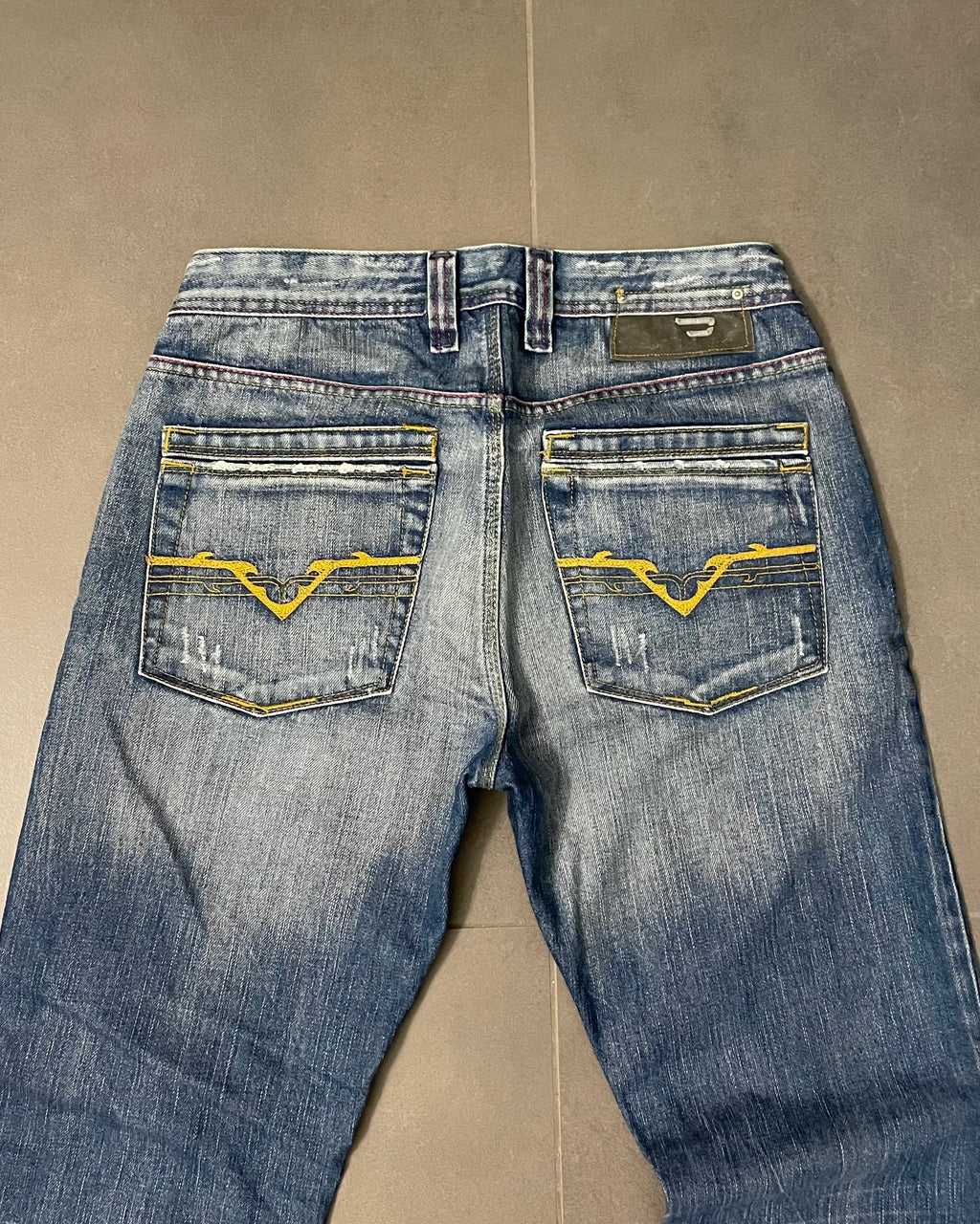 Diesel Backprint Jeans - Size W32 L34