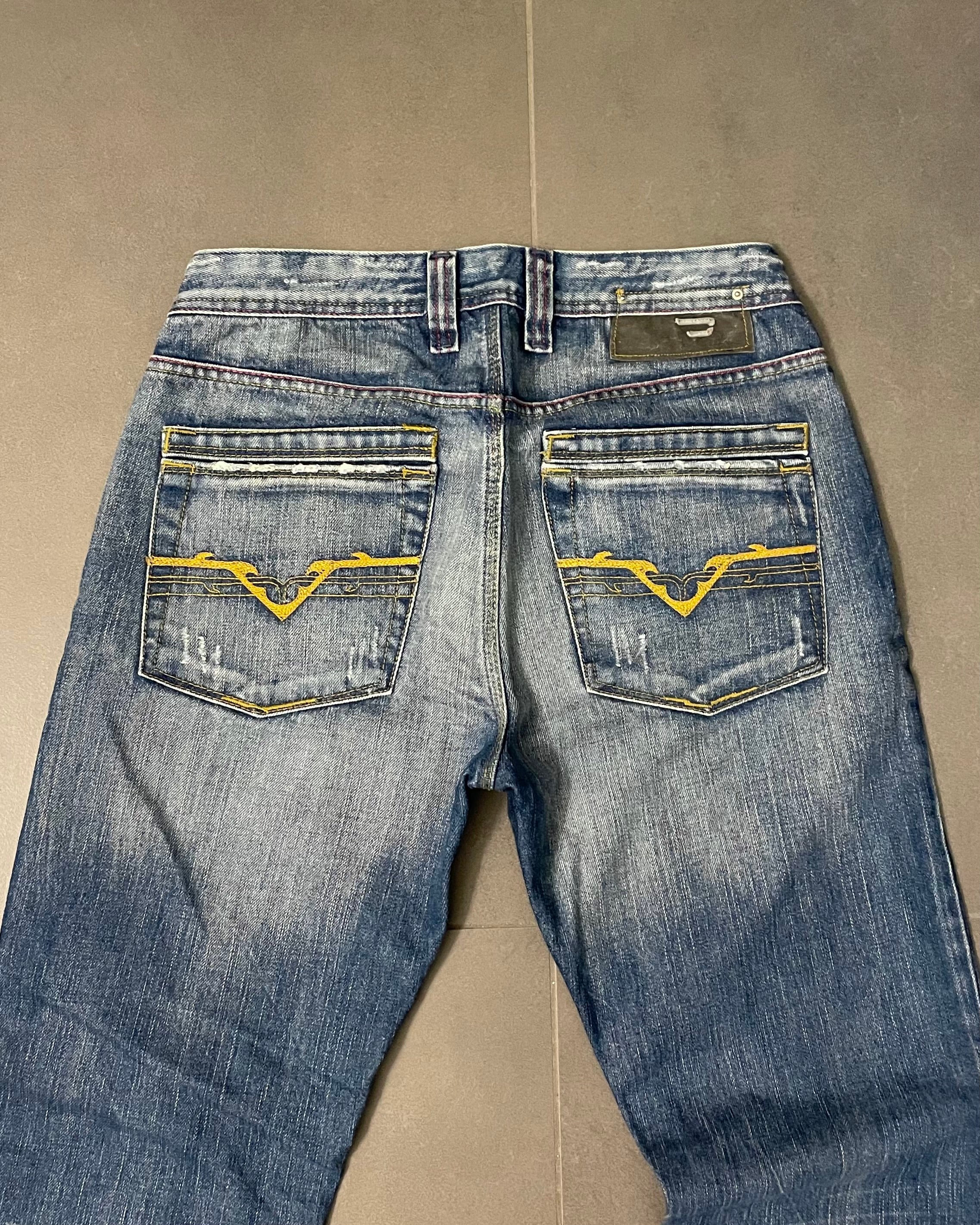 Diesel Backprint Jeans - Size W32 L34