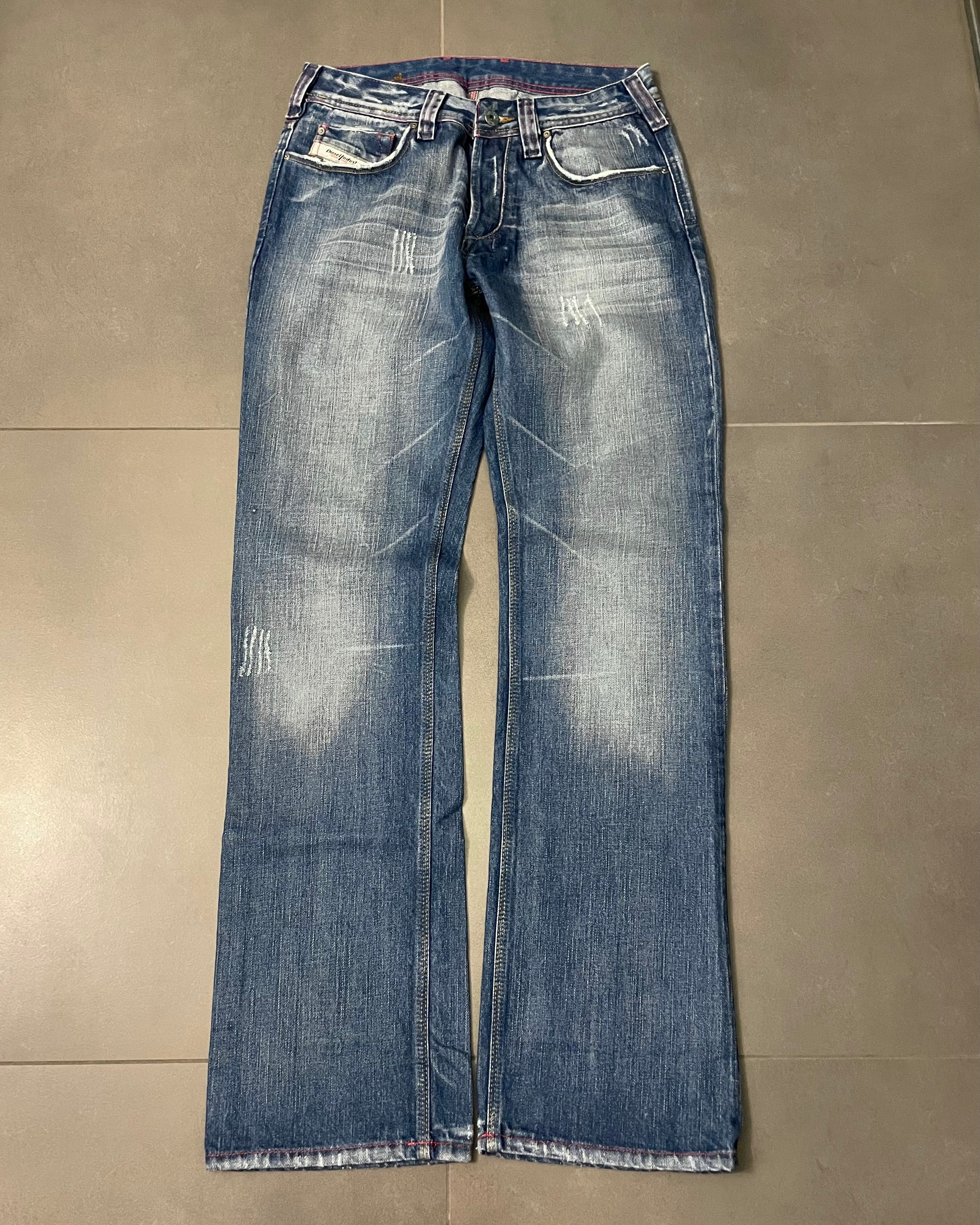 Diesel Backprint Jeans - Size W32 L34