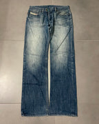 Diesel Straight Jeans - Size W34 L34