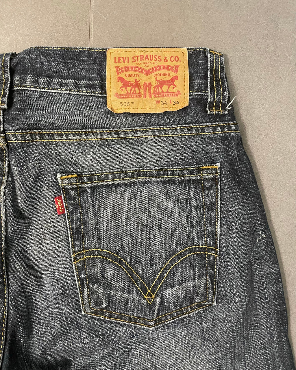 Levi's 506 Straight Jeans - Size W34 L34