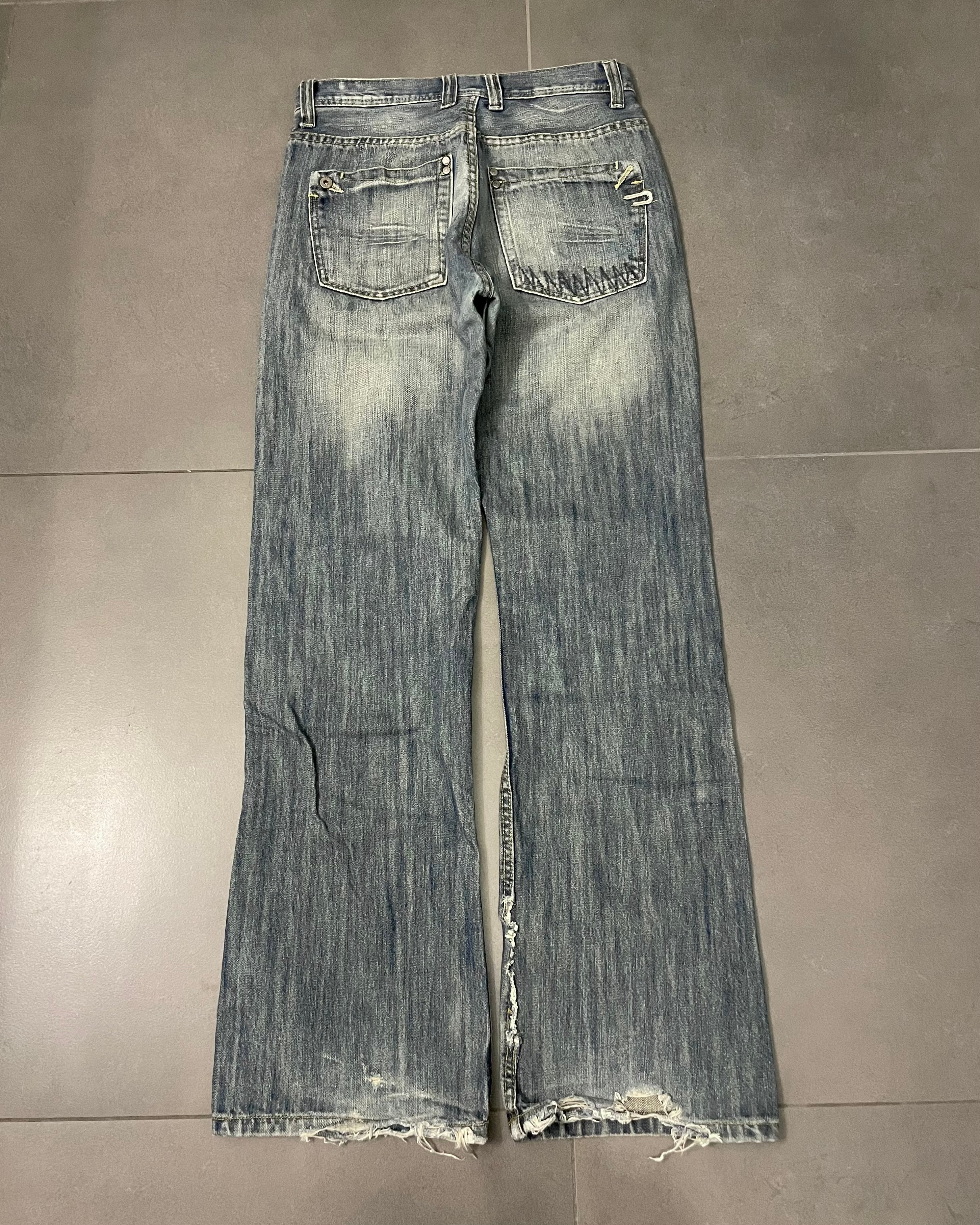 Diesel Washed Bootcut Jeans - Size W31 L34