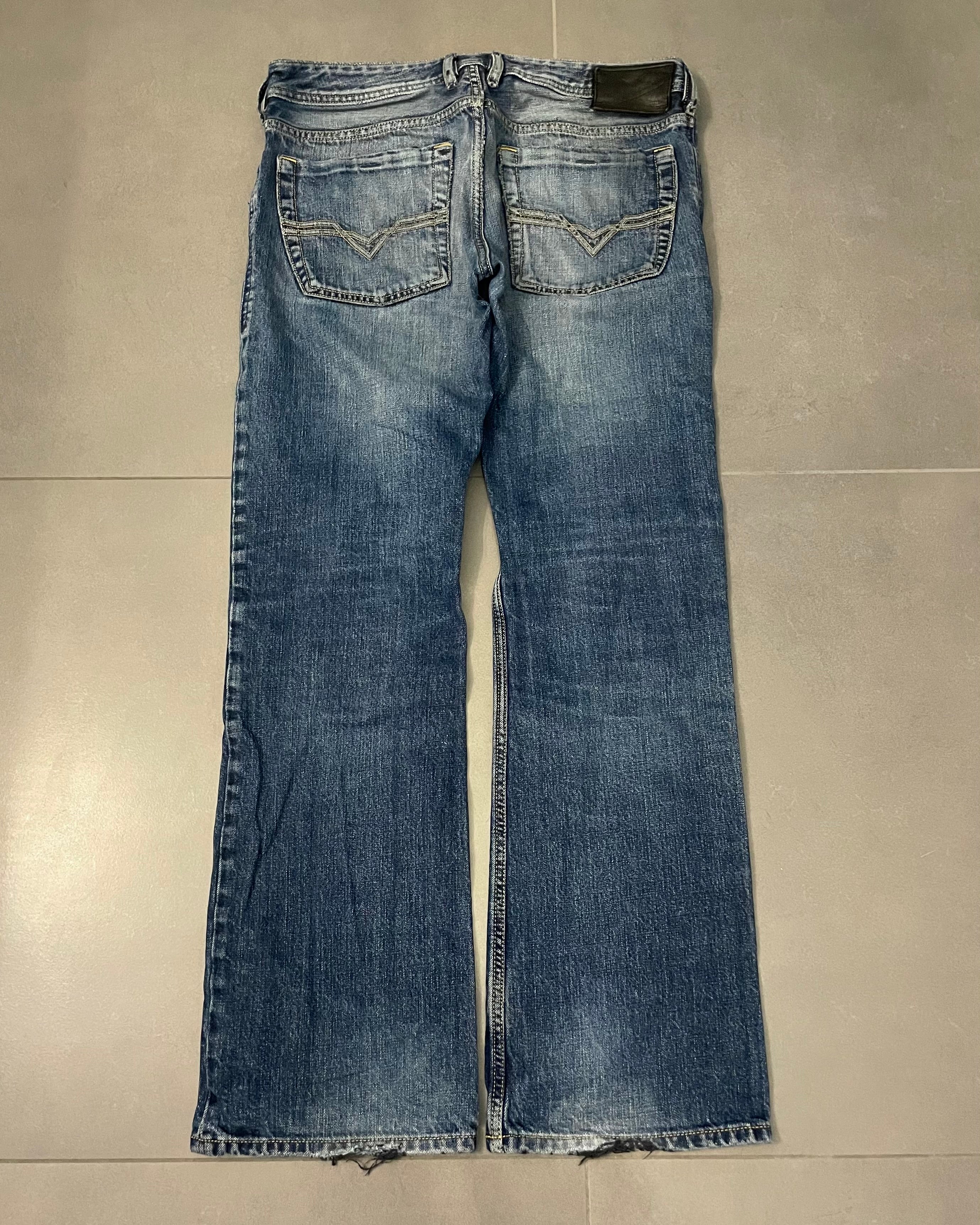Diesel Backprint Bootcut Jeans - Size W32 L32