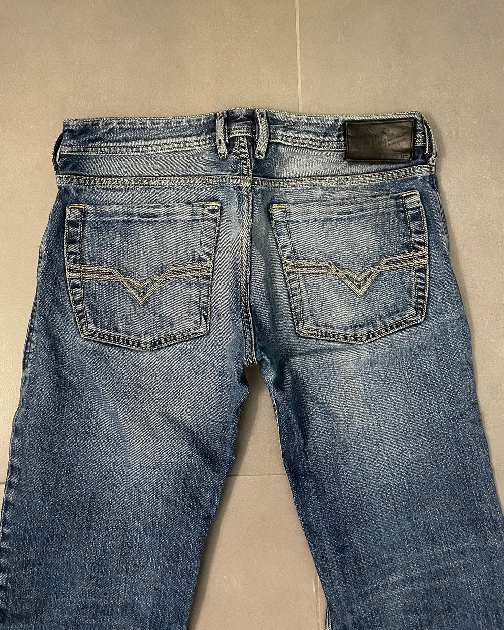 Diesel Backprint Bootcut Jeans - Size W32 L32