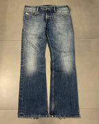 Diesel Backprint Bootcut Jeans - Size W32 L32