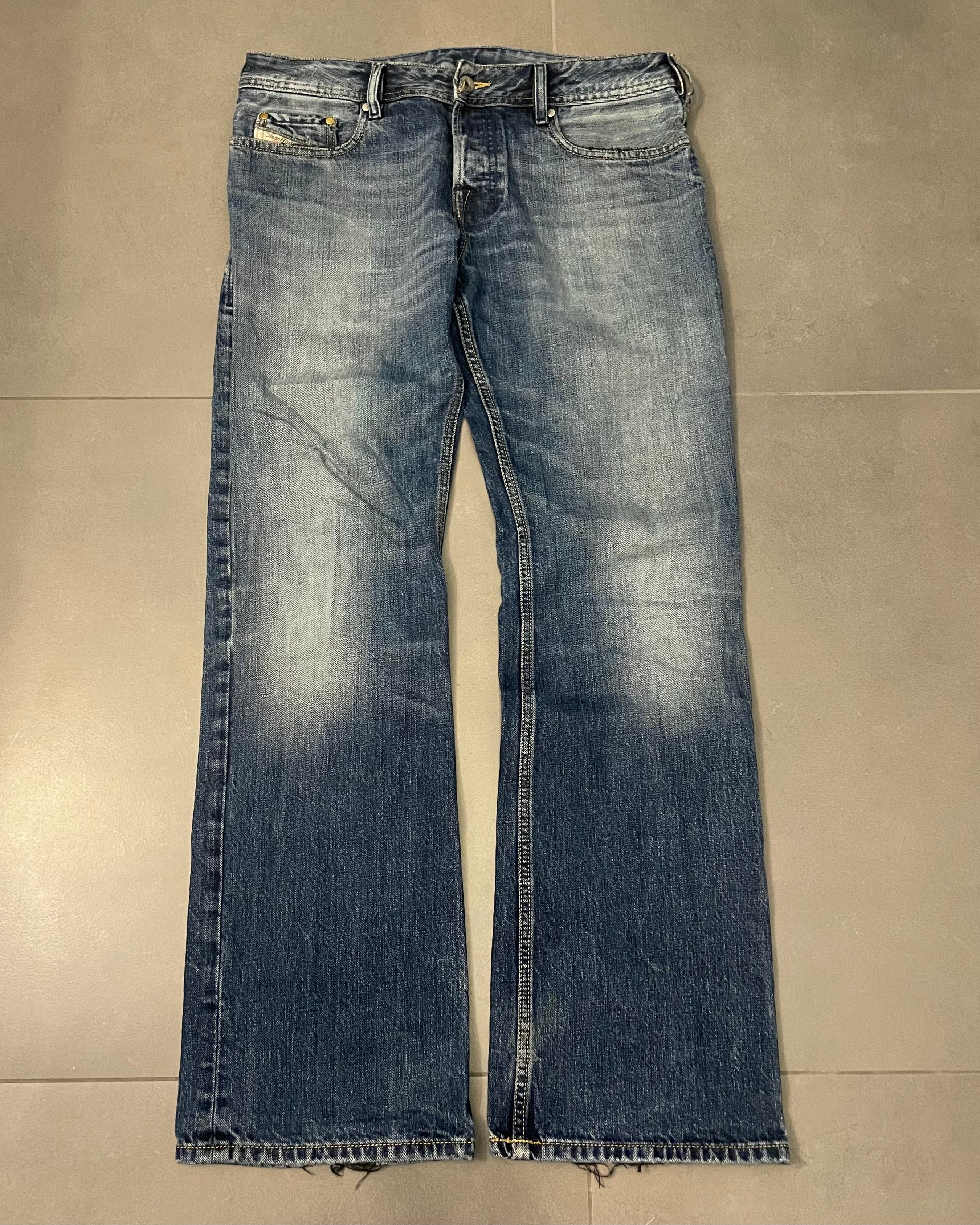 Diesel Backprint Bootcut Jeans - Size W32 L32